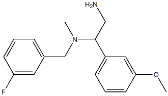 [2-amino-1-(3-methoxyphenyl)ethyl][(3-fluorophenyl)methyl]methylamine