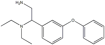 [2-amino-1-(3-phenoxyphenyl)ethyl]diethylamine Structure