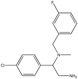 [2-amino-1-(4-chlorophenyl)ethyl][(3-fluorophenyl)methyl]methylamine