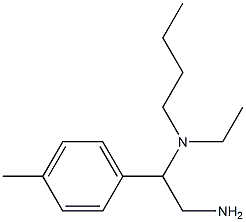 [2-amino-1-(4-methylphenyl)ethyl](butyl)ethylamine Structure