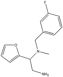 [2-amino-1-(furan-2-yl)ethyl][(3-fluorophenyl)methyl]methylamine