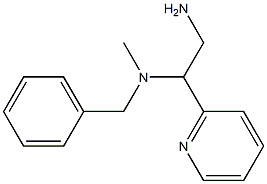 [2-amino-1-(pyridin-2-yl)ethyl](benzyl)methylamine Structure