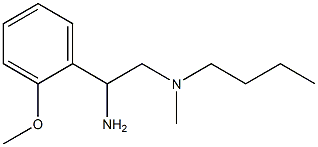 [2-amino-2-(2-methoxyphenyl)ethyl](butyl)methylamine 化学構造式