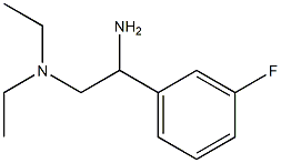 [2-amino-2-(3-fluorophenyl)ethyl]diethylamine Structure