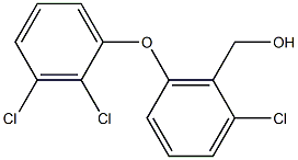 [2-chloro-6-(2,3-dichlorophenoxy)phenyl]methanol,,结构式