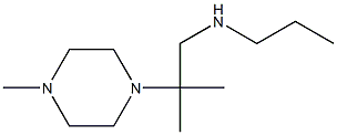 [2-methyl-2-(4-methylpiperazin-1-yl)propyl](propyl)amine,,结构式