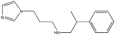 [3-(1H-imidazol-1-yl)propyl](2-phenylpropyl)amine,,结构式