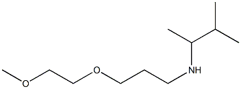 [3-(2-methoxyethoxy)propyl](3-methylbutan-2-yl)amine 结构式