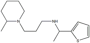 [3-(2-methylpiperidin-1-yl)propyl][1-(thiophen-2-yl)ethyl]amine 结构式