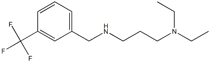 [3-(diethylamino)propyl]({[3-(trifluoromethyl)phenyl]methyl})amine Struktur