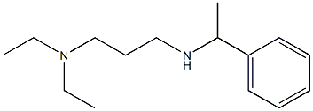 [3-(diethylamino)propyl](1-phenylethyl)amine 化学構造式