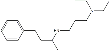 [3-(diethylamino)propyl](4-phenylbutan-2-yl)amine 化学構造式