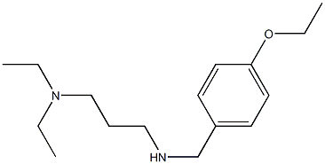 [3-(diethylamino)propyl][(4-ethoxyphenyl)methyl]amine,,结构式