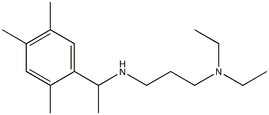 [3-(diethylamino)propyl][1-(2,4,5-trimethylphenyl)ethyl]amine,,结构式