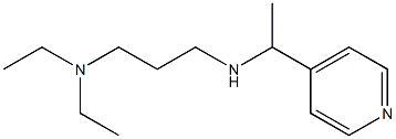 [3-(diethylamino)propyl][1-(pyridin-4-yl)ethyl]amine Struktur