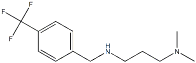 [3-(dimethylamino)propyl]({[4-(trifluoromethyl)phenyl]methyl})amine Struktur