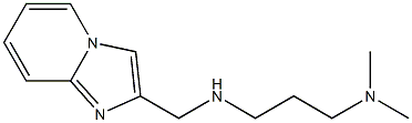 [3-(dimethylamino)propyl]({imidazo[1,2-a]pyridin-2-ylmethyl})amine 化学構造式