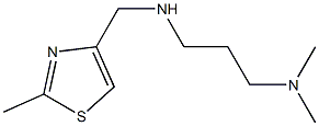 [3-(dimethylamino)propyl][(2-methyl-1,3-thiazol-4-yl)methyl]amine Struktur