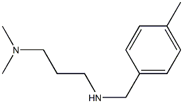 [3-(dimethylamino)propyl][(4-methylphenyl)methyl]amine Structure