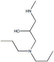 [3-(dipropylamino)-2-hydroxypropyl](methyl)amine Structure