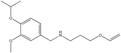  [3-(ethenyloxy)propyl]({[3-methoxy-4-(propan-2-yloxy)phenyl]methyl})amine