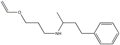 [3-(ethenyloxy)propyl](4-phenylbutan-2-yl)amine 结构式