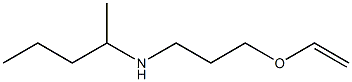 [3-(ethenyloxy)propyl](pentan-2-yl)amine,,结构式