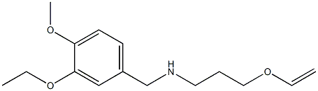 [3-(ethenyloxy)propyl][(3-ethoxy-4-methoxyphenyl)methyl]amine