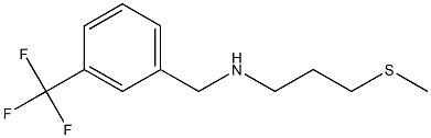 [3-(methylsulfanyl)propyl]({[3-(trifluoromethyl)phenyl]methyl})amine,,结构式
