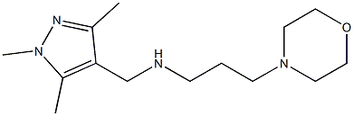 [3-(morpholin-4-yl)propyl][(1,3,5-trimethyl-1H-pyrazol-4-yl)methyl]amine|