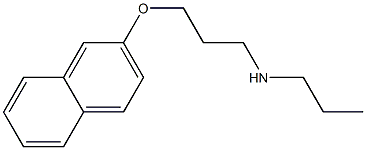 [3-(naphthalen-2-yloxy)propyl](propyl)amine Structure