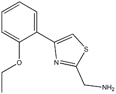 [4-(2-ethoxyphenyl)-1,3-thiazol-2-yl]methanamine,,结构式