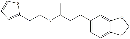 [4-(2H-1,3-benzodioxol-5-yl)butan-2-yl][2-(thiophen-2-yl)ethyl]amine Structure