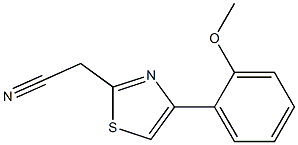 [4-(2-methoxyphenyl)-1,3-thiazol-2-yl]acetonitrile Struktur