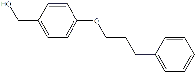 [4-(3-phenylpropoxy)phenyl]methanol 结构式