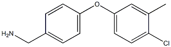 [4-(4-chloro-3-methylphenoxy)phenyl]methanamine Structure