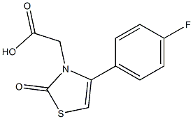 [4-(4-fluorophenyl)-2-oxo-1,3-thiazol-3(2H)-yl]acetic acid Structure