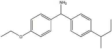 [4-(butan-2-yl)phenyl](4-ethoxyphenyl)methanamine