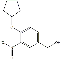 [4-(cyclopentyloxy)-3-nitrophenyl]methanol Structure