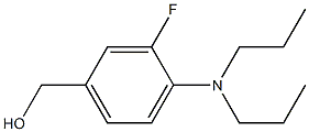 [4-(dipropylamino)-3-fluorophenyl]methanol 结构式