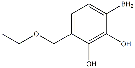 [4-(ethoxymethyl)phenyl]boranediol 结构式
