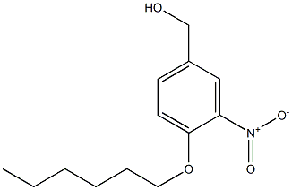 [4-(hexyloxy)-3-nitrophenyl]methanol 结构式