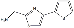 [4-(thiophen-2-yl)-1,3-thiazol-2-yl]methanamine Structure