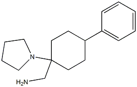 [4-phenyl-1-(pyrrolidin-1-yl)cyclohexyl]methanamine