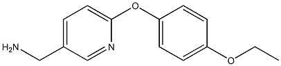 [6-(4-ethoxyphenoxy)pyridin-3-yl]methylamine 结构式