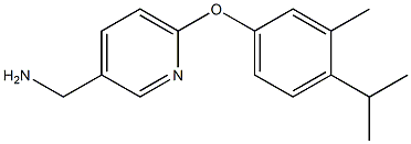 [6-(4-isopropyl-3-methylphenoxy)pyridin-3-yl]methylamine