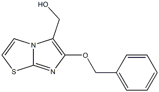 [6-(benzyloxy)imidazo[2,1-b][1,3]thiazol-5-yl]methanol 结构式