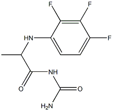  {2-[(2,3,4-trifluorophenyl)amino]propanoyl}urea