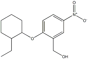 {2-[(2-ethylcyclohexyl)oxy]-5-nitrophenyl}methanol|