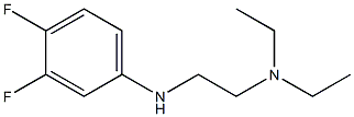 {2-[(3,4-difluorophenyl)amino]ethyl}diethylamine Struktur
